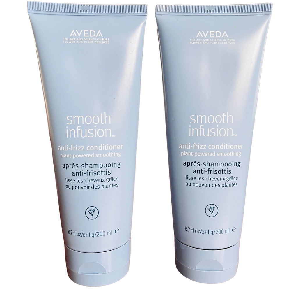 2 x Aveda Smooth Infusion Anti-Frizz Conditioner 6.7 oz / 200 mL SEALED